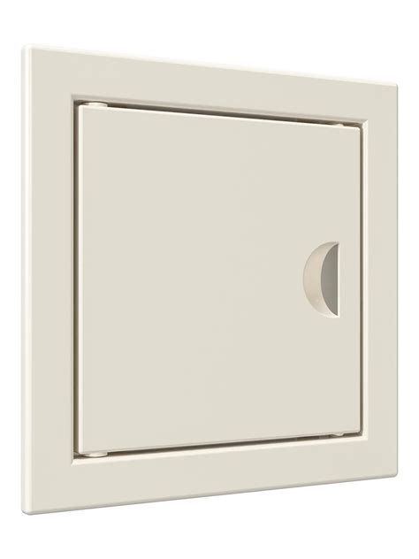 Люк накладной EVECS Л1515Р фланец 150х150 с ручкой пластик Ivory – цена ...