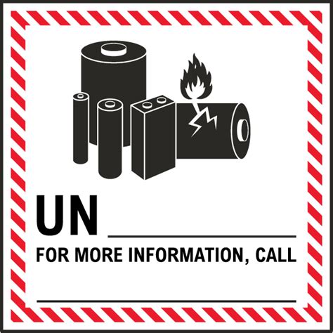 Write In Un Lithium Batteries Label Save Online