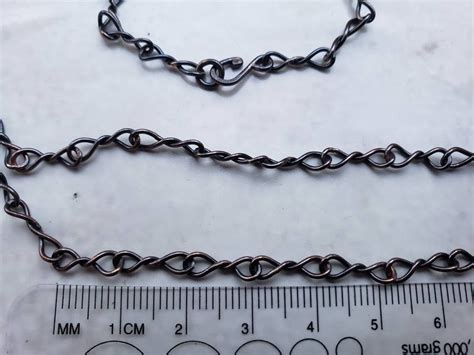 Handmade Copper Chain Artisan Copper Chain Finished Etsy