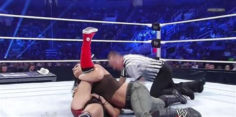AJ Lee Slit Lip Glide WWE SmackDown ZB Porn