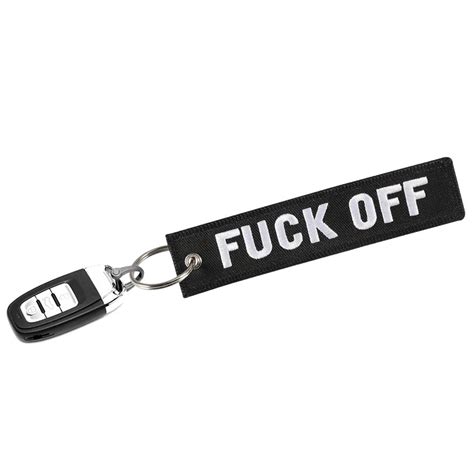 Brelok Do Kluczy FUCK OFF Zawieszka Do Kluczy