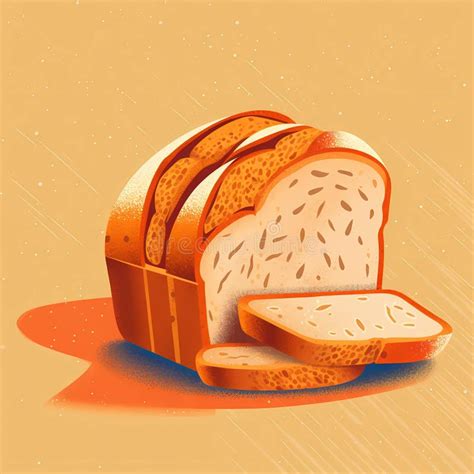 Bread Illustration Realistic Bread Bread Shop Stock Illustration