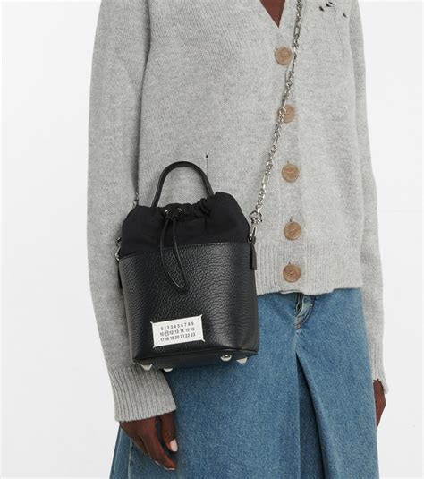 maison margiela ac leather bucket bag maison margiela