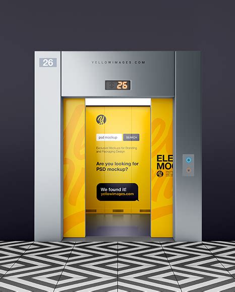 20 Best Elevator Mockup Templates Free And Premium