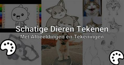 Schatige Dieren Tekenen Met Tekeningen