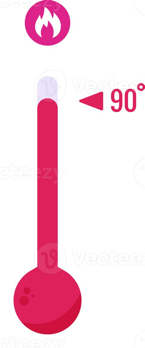 Hot Temperature Illustration Summer Weather Sign PNG