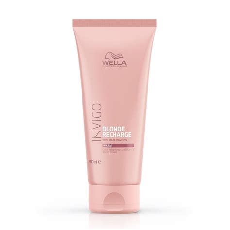 Wella Invigo Blonde Recharge Warm Conditioner Adel Professional