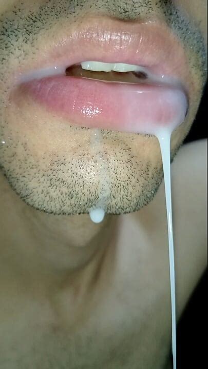 Cum In My Mouth Play With Your Cum And Swallow It Close Up Naughty Gay