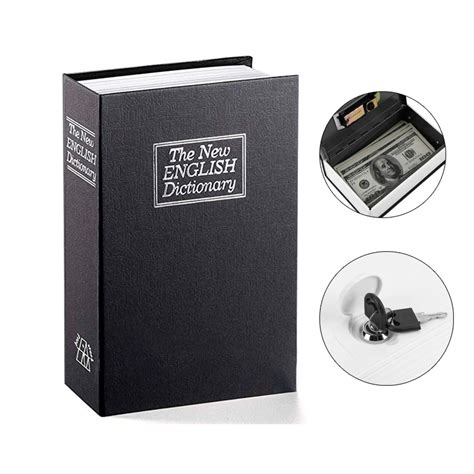 Книжка сейф/тайник Стальной с ключом стандартный размер книги 24х16 см ...