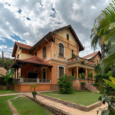 Premium Photo | Antsirabe Madagascar Colonial Architecture with Windows