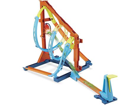 Hot Wheels Track Builder Kit Von Spiral Track Mattel Hdx Juguetilandia