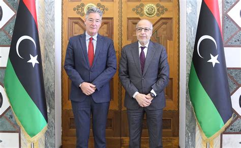 Libyan Central Bank Governor German Ambassador Discuss Financial