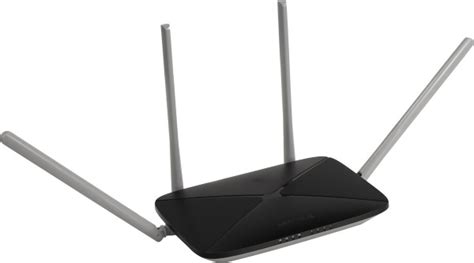 Роутер Mercusys беспроводной AC12 AC1200 10/100BASE-TX черный, шт ...