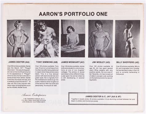 At Auction AARON S PORTFOLIO ONE TO ELEVEN GAY NUDE PHOTOGRAPHY