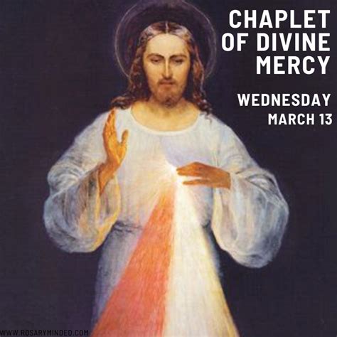 todays divine mercy chaplet wednesday march  listen notes