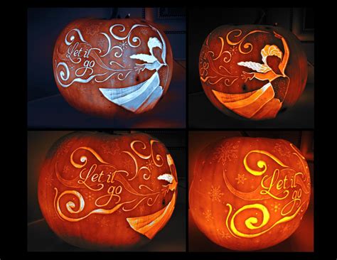 Frozen/Elsa Pumpkin Carving 2015 - Details by Lireal11 on DeviantArt