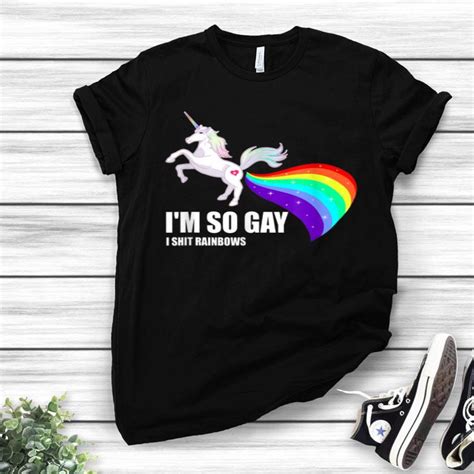 Mens Lgbt Pride Gay Flag Unicorn Rainbow T For Gay Man Shirt Hoodie