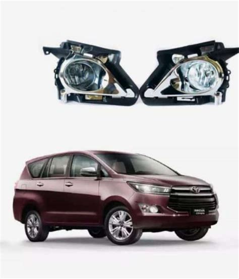 Toyota Innova Crysta Car Fog Lamp Kit With Chrome W Motovil