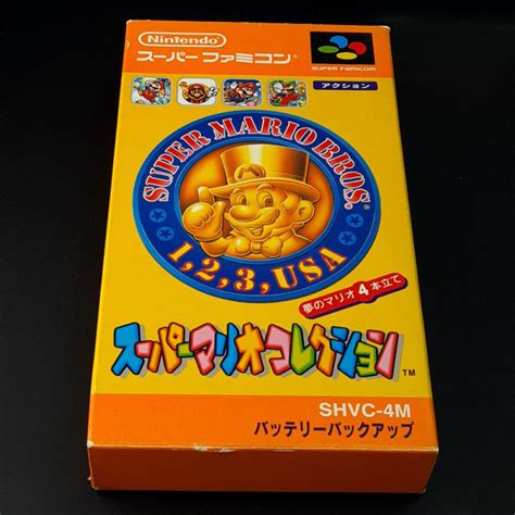 Super Mario Bros Collection 123usa Super Famicom Japan Ver