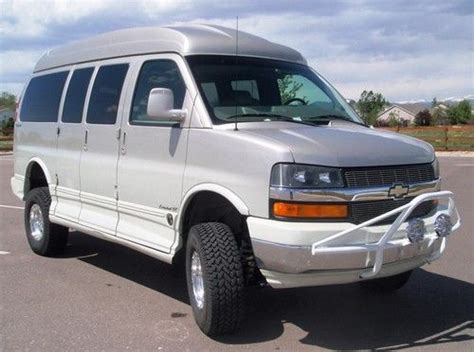 Purchase Used 2005 Chevy Express Lifted Hightop Explorer Conversion Van