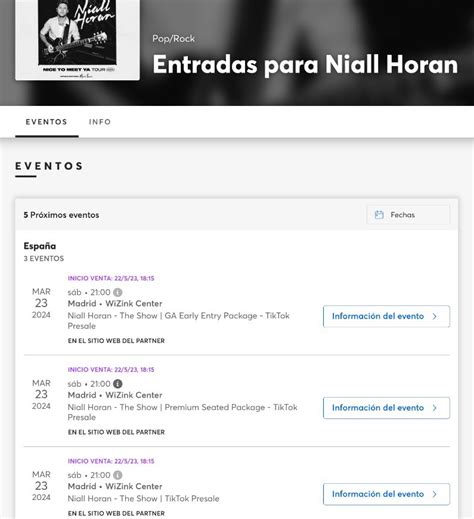 Niall Horan Spain Fan Page on Twitter En la página web de