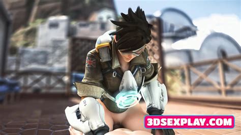 D Animated Slutty Tracer From Game Overwatch Hard Fuck
