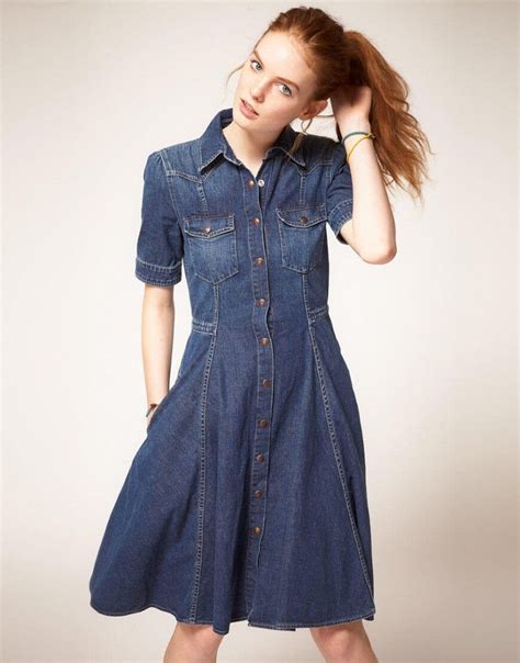 джинсовое платье | Moda feminina, Moda, Vestidos
