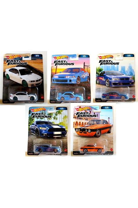 HOT WHEELS Marka 2023 Premium Araba Serisi Fast Furious 1 64 Ölçek