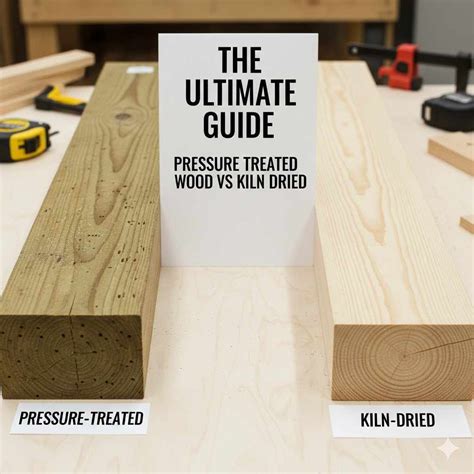 pressure treated  kiln dried wood