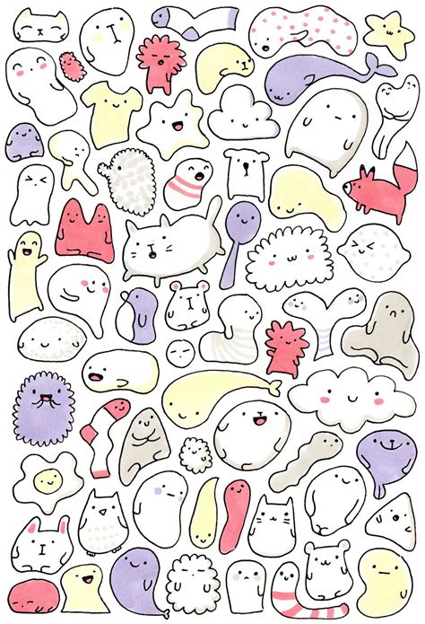 Милые мелкие рисунки (56 фото)