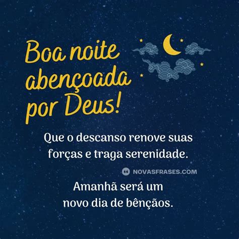 Msg Boa Noite Abençoada - 35 mensagens de boa noite abençoada por Deus
