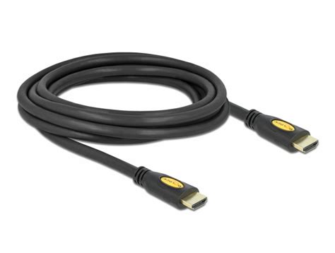 Cablu Hdmi High Speed 4k V14 T T 3m Negru Delock 82454