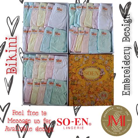 CF S ORIGINAL SOEN BIKINI EMBROIDERY DESIGN BCI Lazada PH