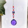 Purple Orange Sapphire Swarovski Crystal Suncatcher Jgbeads