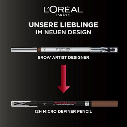 L ORÉAL PARiS Augenbrauenstift Infaillible 12H Definer 3 0 Brunette 1 g dauerhaft günstig