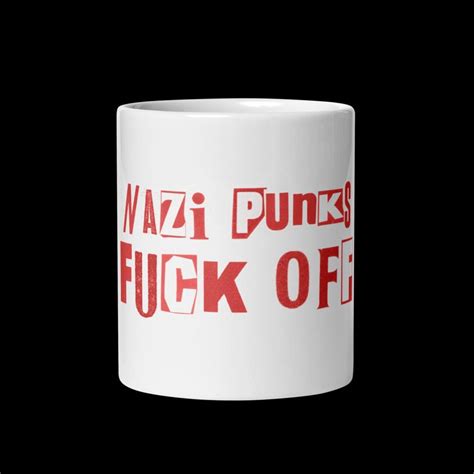 Nazi Punks Fuck Off Coffee Mug Punk Rock Dead Kennedys Anti