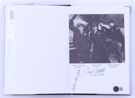 Paul Tibbets Dutch Van Kirk Signed Return Of The Enola Gay