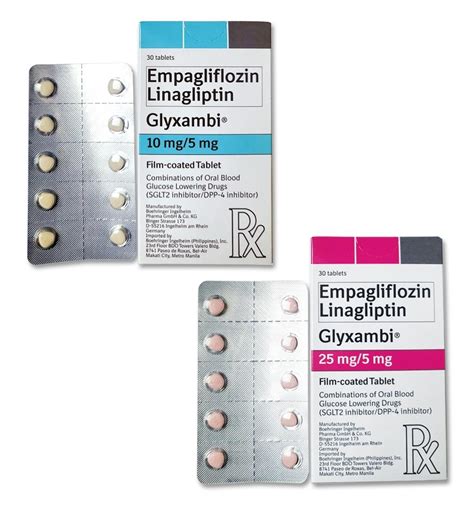 Glyxambi Dosage And Drug Information Mims Philippines
