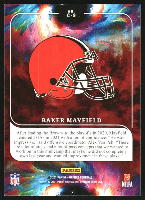 2021 Panini Origins Catapults 9 Baker Mayfield NM MT