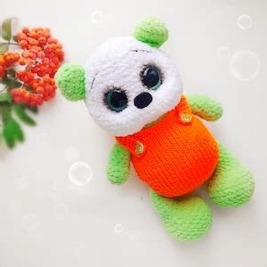 Baby Panda Crochet Pattern / Amigurumi Crochet Animal - Etsy