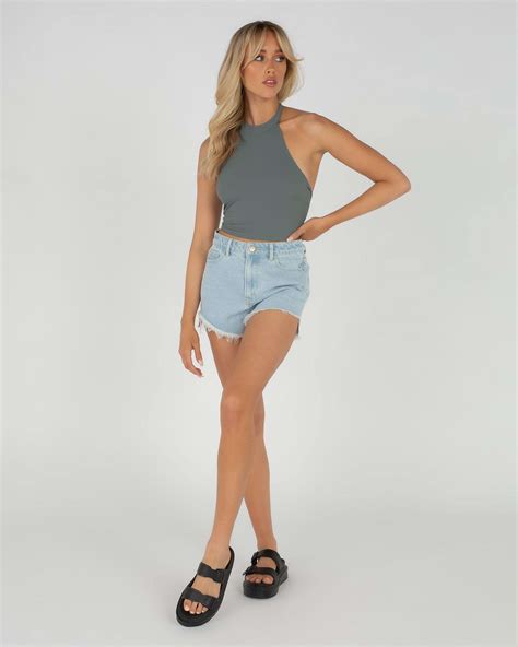 Shop Ava And Ever Mr Blonde Halter Top In Khaki Fast Shipping Easy Returns City Beach