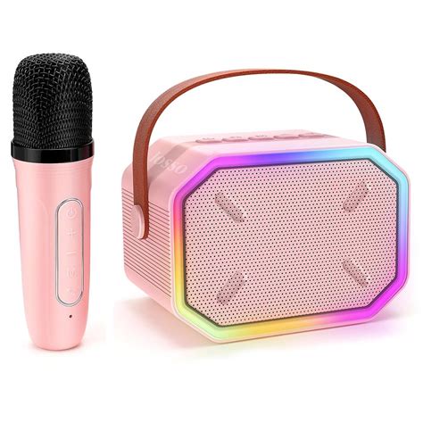 ᐉ Микрофон-караоке с колонкой LOSSO P3 беспроводной Розовый (406362150 ...