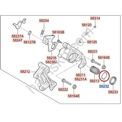 САЛЬНИК ЗАДНЕГО СУППОРТА НА HYUNDAI/KIA | Harrisko.com