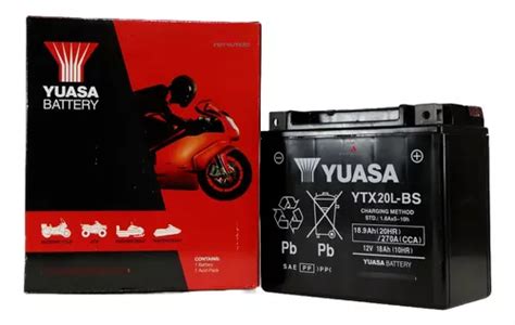 Acumulador Sellado Batería Yuasa Ytx20l bs MercadoLibre