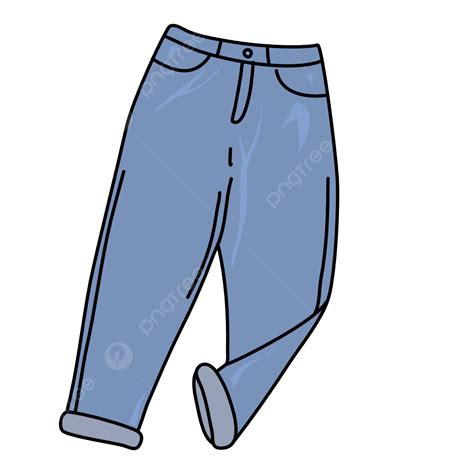 Denim Jeans Cartoon Pants Cartoon Clipart Pants Clipart Jeans