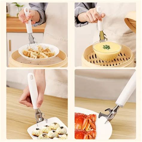 Dropship Pc Stainless Steel Anti Scalding Hot Bowl Dish Plate Gripper Clips Tongs Clamp Holder