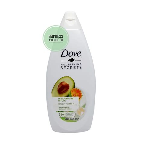 Dove Nourishing Secrets Invigorating Ritual Body Wash Avocado Oil