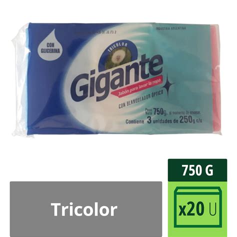 Jabón De Barra Gigante Tricolor 3 X 250 G Mayorista El Cóndor