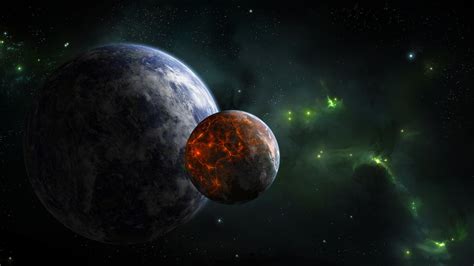 Planets collide wallpaper | space | Wallpaper Better