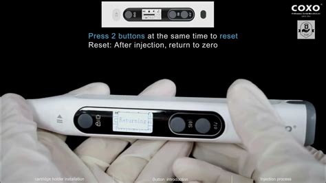instructions  coxo geni dental anesthesia booster youtube